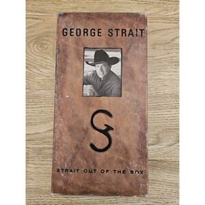 George Strait - Strait Out of the Box 4 CD Box Set 1995 MCA Records UNTESTED